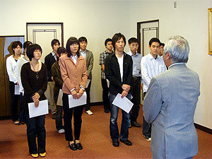 2009年度鳥取環境大学奨学金交付