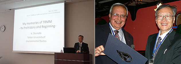 岡本教授、NASA・JAXAより感謝状を授与される