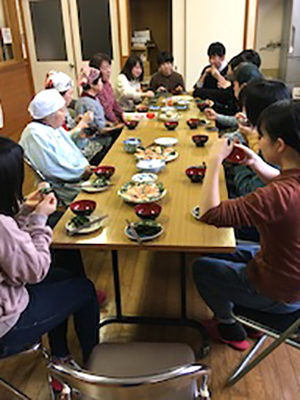 実食の様子