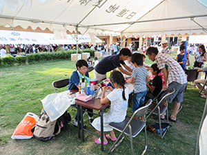 「日進地区公民館夏まつり」に出店（2017.8)