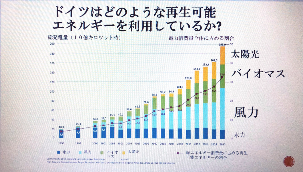 ドイツ・再生エネルギー内訳
