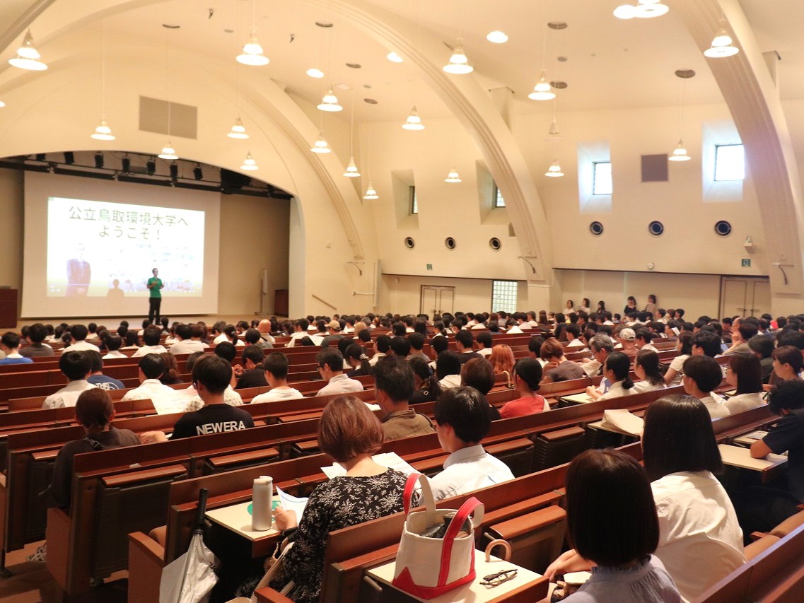 学長歓迎挨拶